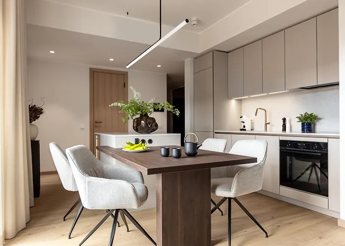 Stylish Waterfront With Lounge Terrace & Sauna Apartment