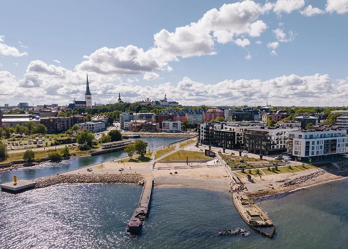 Stylish Waterfront With Lounge Terrace & Sauna Lejlighed Tallinn