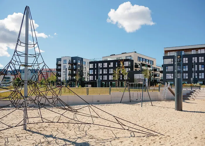 Appartement Stylish Waterfront With Lounge Terrace & Sauna